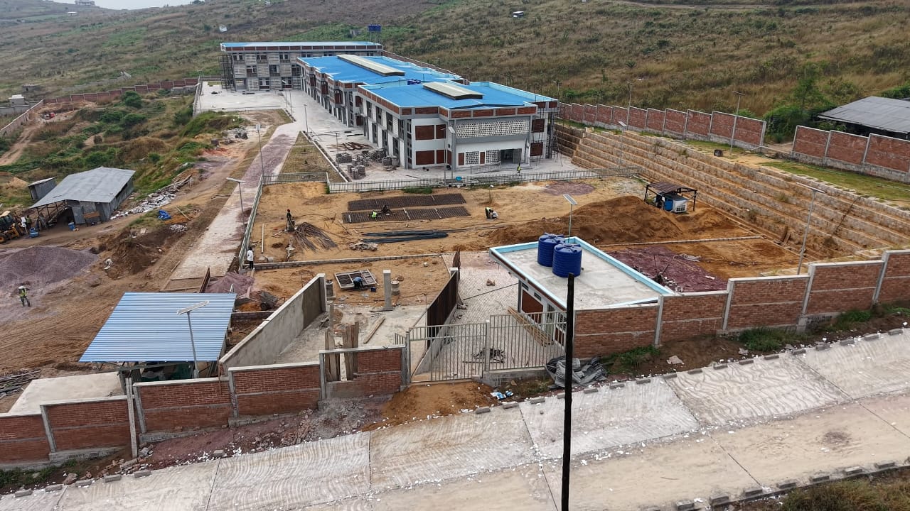 Travaux de Construction du Centre de Formation Professionnelle De l'INPP à Maluku dans La Ville de Kinshasa, RDC