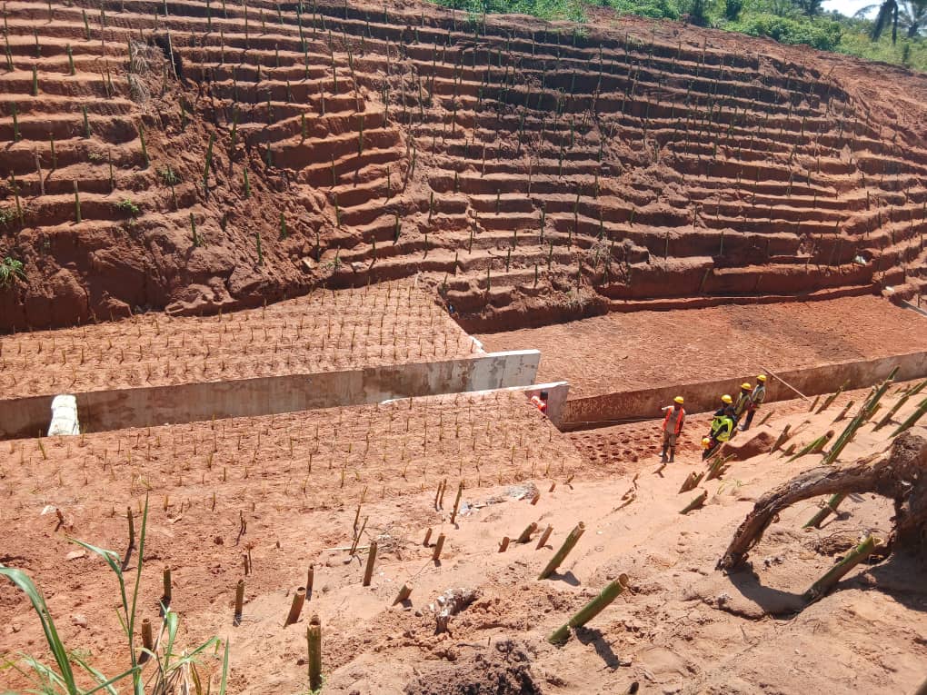 Travaux de Sauvegarde de la Route Nationale N°1 et Lutte Antiérosive aux PK 45 et 65 de la Section Tshikapa – Kamuesha