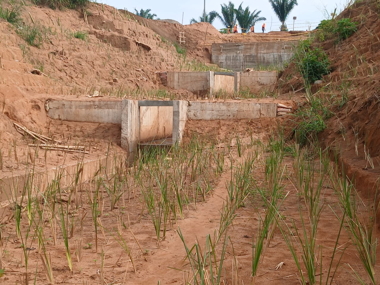 Travaux de Sauvegarde de la Route Nationale N°1 et Lutte Antiérosive aux PK 45 et 65 de la Section Tshikapa – Kamuesha
